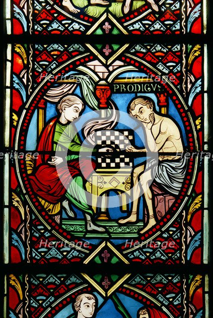 'Prodigal Son' window at Feltwell, Norfolk, 1964. Artist: Laurence Goldman