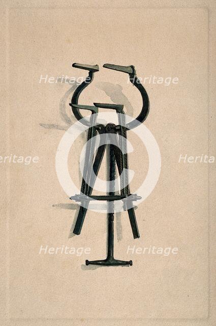 An ancient Roman surgical instrument, 1850-1910. Creator: Unknown.
