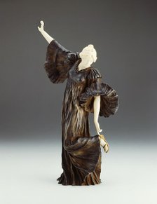 La Cothurne (Tragic Pose from Le Jeu d'escharpe), France, modeled 1895 (cast 1900). Creator: Agathon Léonard.
