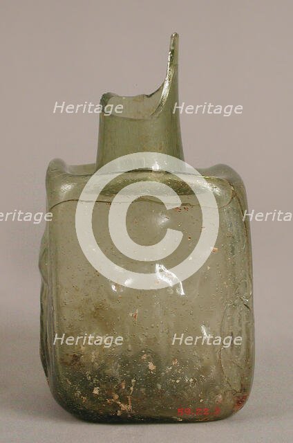 Bottle, Byzantine, 5th century. Creator: Unknown.