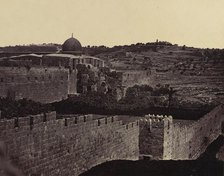 [Dome of the Rock, Jerusalem], 1856-57. Creator: Felice Beato.