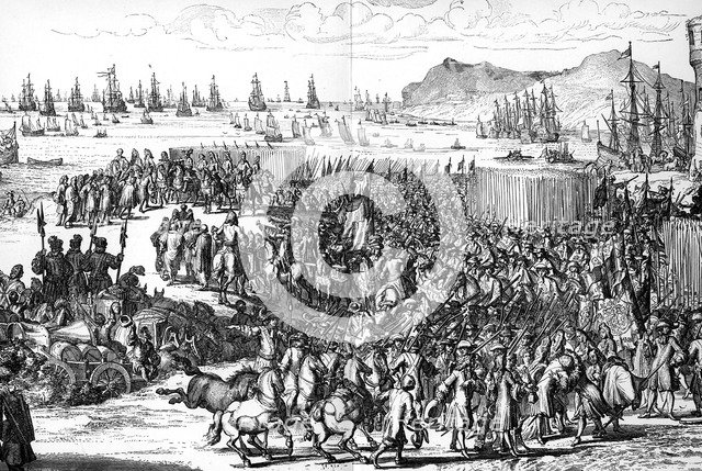 Arrival of William of Orange in England, 5 November 1688, (1903). Artist: Unknown