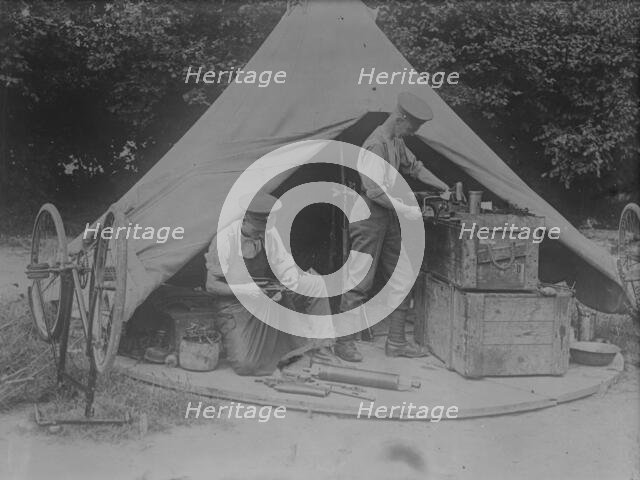 British training - mechanics, between c1915 and 1918. Creator: Bain News Service.