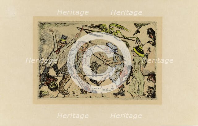 Les Péchés Capitaux (The Deadly Sins), 1888-1904. Creator: Ensor, James (1860-1949).