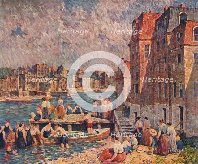 'Afternoon Bathers', 1920, (1923). Artist: Robert Spencer.