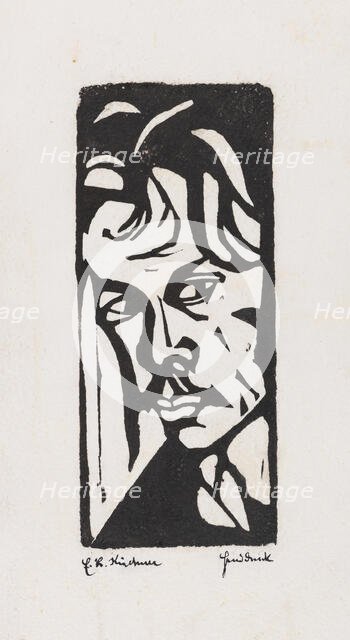 Self-portrait, 1905-1906. Creator: Kirchner, Ernst Ludwig (1880-1938).