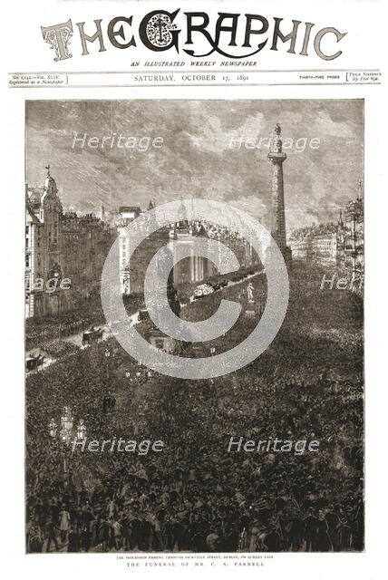 ''The Graphic, Front Cover Saturday, October 17, 1891', 1891. Creator: Unknown.