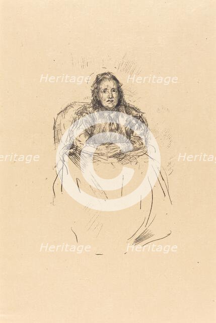 Portrait Study: Mrs. Philip, 1896. Creator: James Abbott McNeill Whistler.