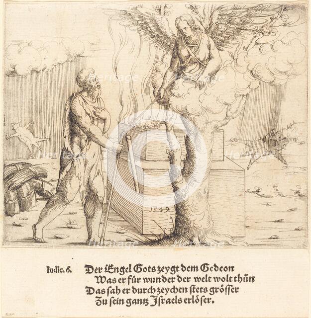 The Sacrifice of Gideon, 1549. Creator: Augustin Hirschvogel.