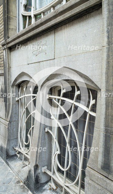 Miscellaneous Brussels art nouveau details, Belgium, c2014-c2017. Artist: Alan John Ainsworth.
