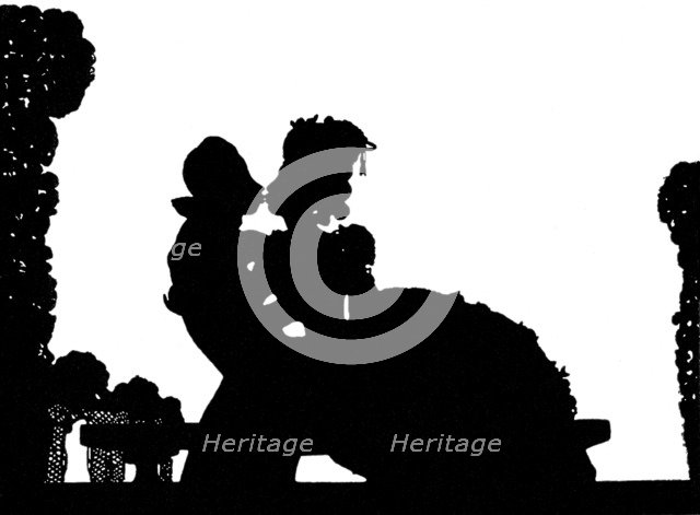 'A Kiss', late 19th or 20th century.  Artist: Konstantin Somov