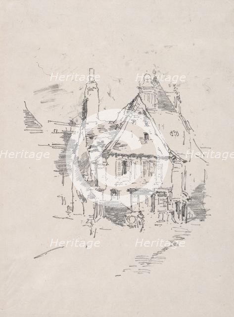 Gabled Roofs, Vitré, 1893. Creator: James McNeill Whistler (American, 1834-1903).