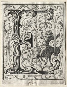 New ABC Booklet: E, 1627. Creator: Lucas Kilian (German, 1579-1637).