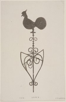 Weather vane from St Stephen, Coleman Street, London, c1850. Artist: JS Gardener