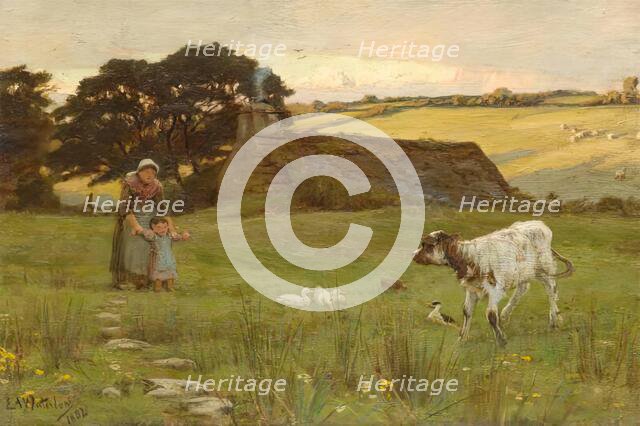 The Introduction, 1882. Creator: Sir Ernest Albert Waterlow.