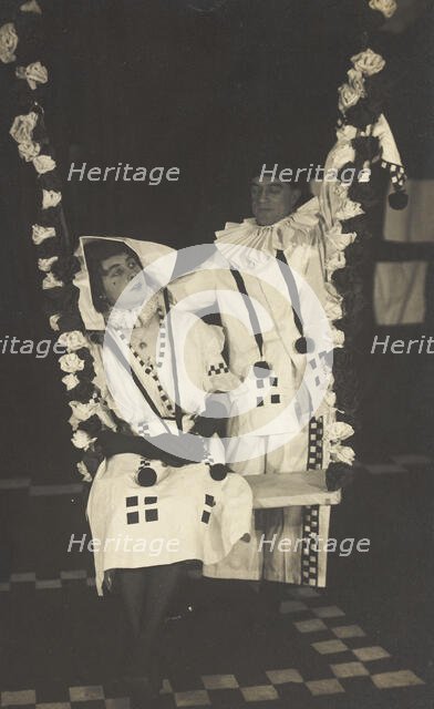 Two British soldiers performing as clowns for "The Timbertown Follies...(between 1910 and 1919?). Creator: Unknown.