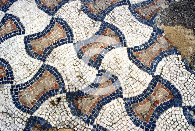 Mosaic from a Roman villa, Montreal, Dordogne and Atlantic Coast, France. Artist: Unknown
