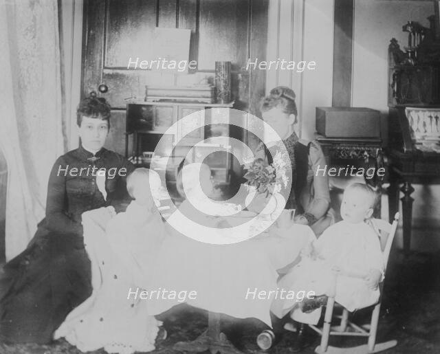 The babes of the White House, c1889. Creator: Frances Benjamin Johnston.