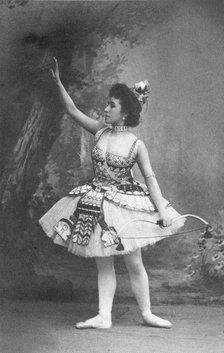 Matilda Kschessinska as Princess Aspicia in the ballet The Pharaoh's Daughter Artist: Anonymous  