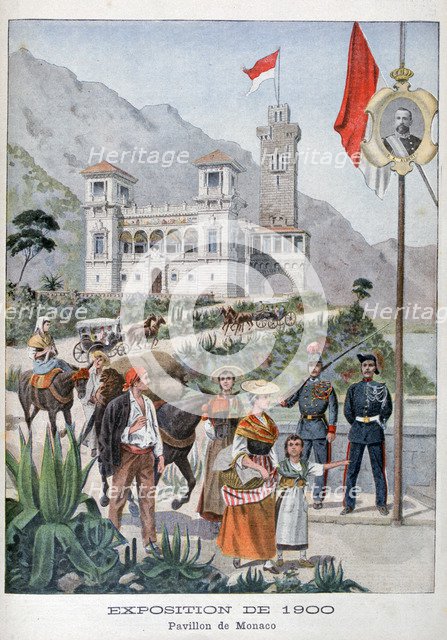 The Monaco pavilion at the Universal Exhibition of 1900, Paris, 1900. Artist: Unknown