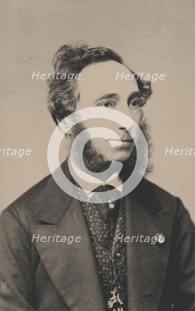 Portrait of the violinist and composer Camillo Sivori (1815-1894) , ca 1865. Creator: Anonymous.