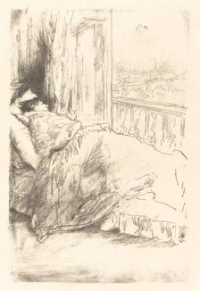 By the Balcony, 1896. Creator: James Abbott McNeill Whistler.
