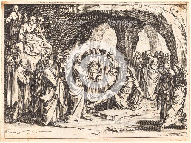 Raising of Lazarus, 1635. Creator: Jacques Callot.