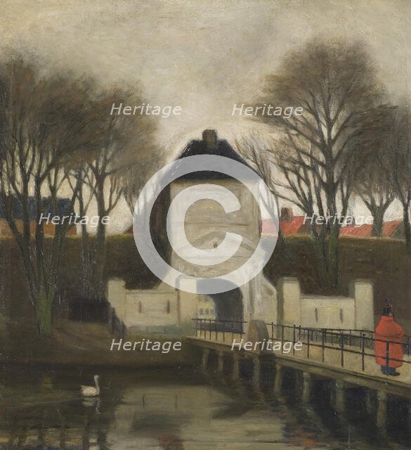 View of "Kastellet", Copenhagen, 1890. Creator: Johan Rohde.