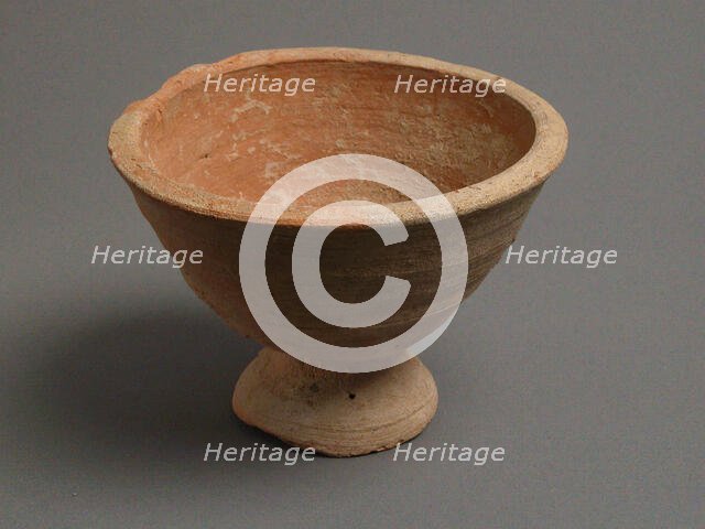 Footed Cup, Coptic, 1st century B.C.-4th century A.D.. Creator: Unknown.