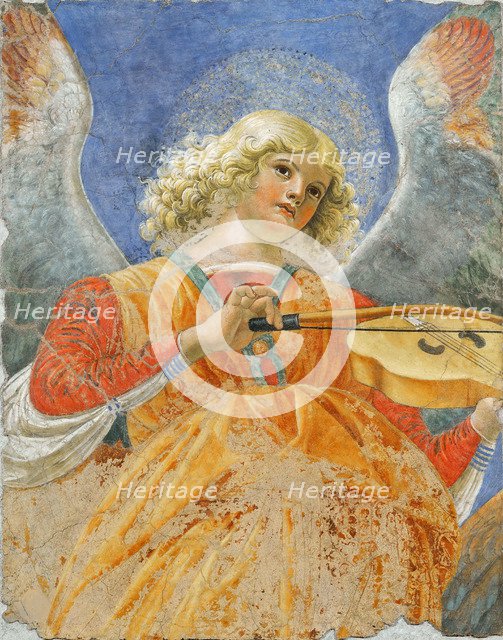 Musician angel, c1480.