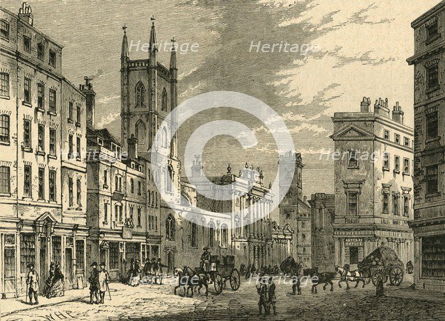 'The Old Bank, Looking from the Mansion House', (1897). Creator: Unknown.