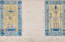 Designs for wall panels, early 19th century. Creator: Anon.