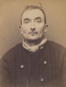 Gaillard. Pierre, Auguste. 47 ans, né à Foulanges (Cantal). Employé de commerce. Anarchist..., 1894. Creator: Alphonse Bertillon.