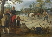 The Month of September, c. 1618. Creator: Vrancx, Sebastiaen (1574-1647).
