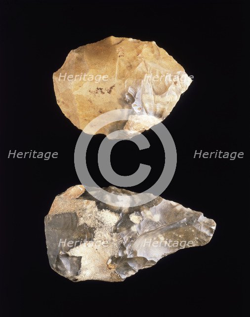 Prehistoric handaxes. Artist: Unknown