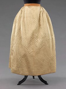 Petticoat, French, 1795. Creator: Unknown.