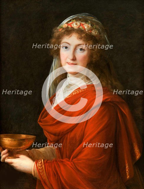 Portrait of the Countess Siemontkowsky-Bystry , 1793. Creator: Vigée Le Brun, Louise Élisabeth (1755-1842).