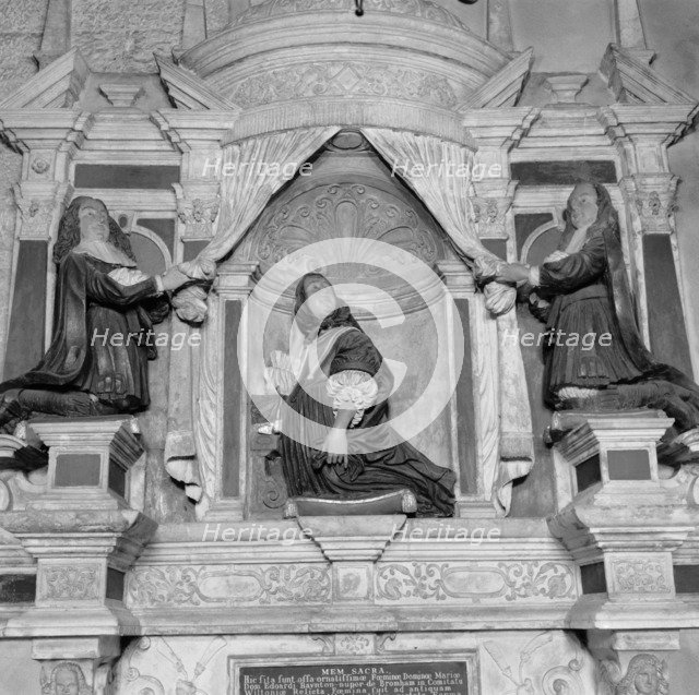 Dame Mary Baynton monument, St Mark's Church, College Green, Bristol, 1945. Artist: Eric de Maré