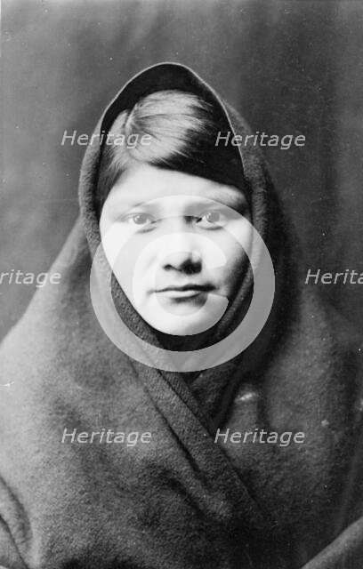 Zuni portrait, c1903. Creator: Edward Sheriff Curtis.