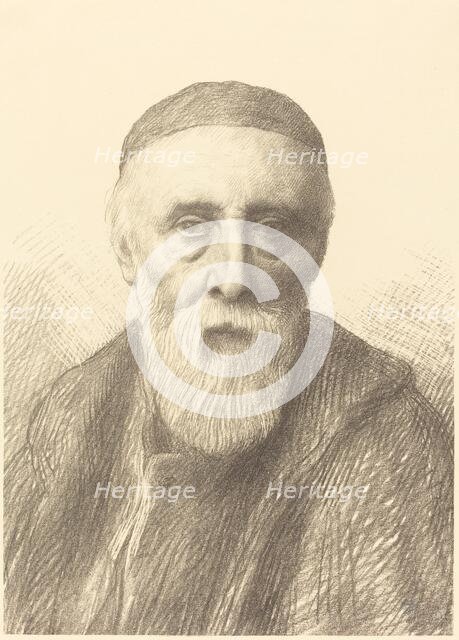 G.F. Watts, R.A., 2nd plate. Creator: Alphonse Legros.