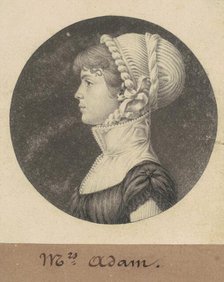 Sarah Eve Adams, 1809. Creator: Charles Balthazar Julien Févret de Saint-Mémin.