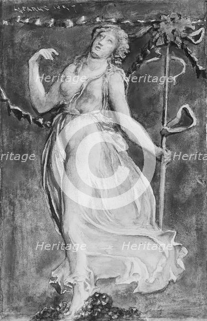 A Bacchante, 1897. Creator: John La Farge.