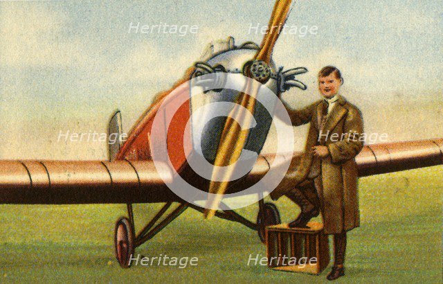 German aviator Friedrich Karl von Koenig-Warthausen, 1932. Creator: Unknown.