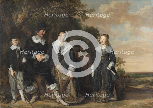 Family Group in a Landscape, 1645. Creator: Frans Hals.