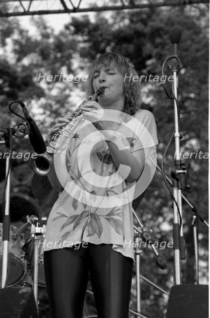 Barbara Thompson, Knebworth Jazz Festival, Hertfordshire, July, 1981. Artist: Brian O'Connor.