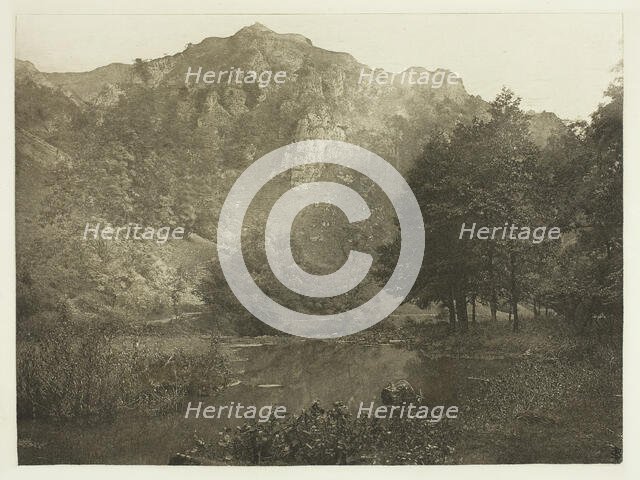 In Dove Dale, 1880s. Creator: Peter Henry Emerson.