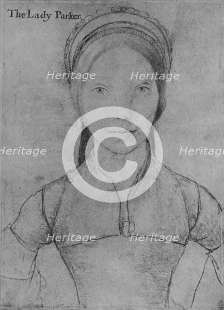 'Grace, Lady Parker', c1540-1543 (1945). Artist: Hans Holbein the Younger.