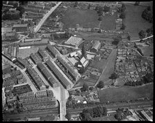 Holy Trinity Church and environs, Bingley, West Yorkshire, c1930s. Creator: Arthur William Hobart.