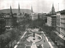 Victoria Square, Montreal, Canada, 1895.  Creator: W & S Ltd.