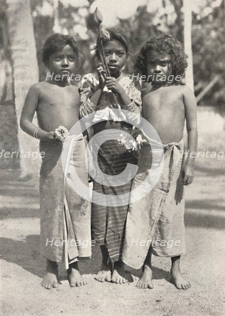 'Tamulenkinder', 1926. Artist: Unknown.